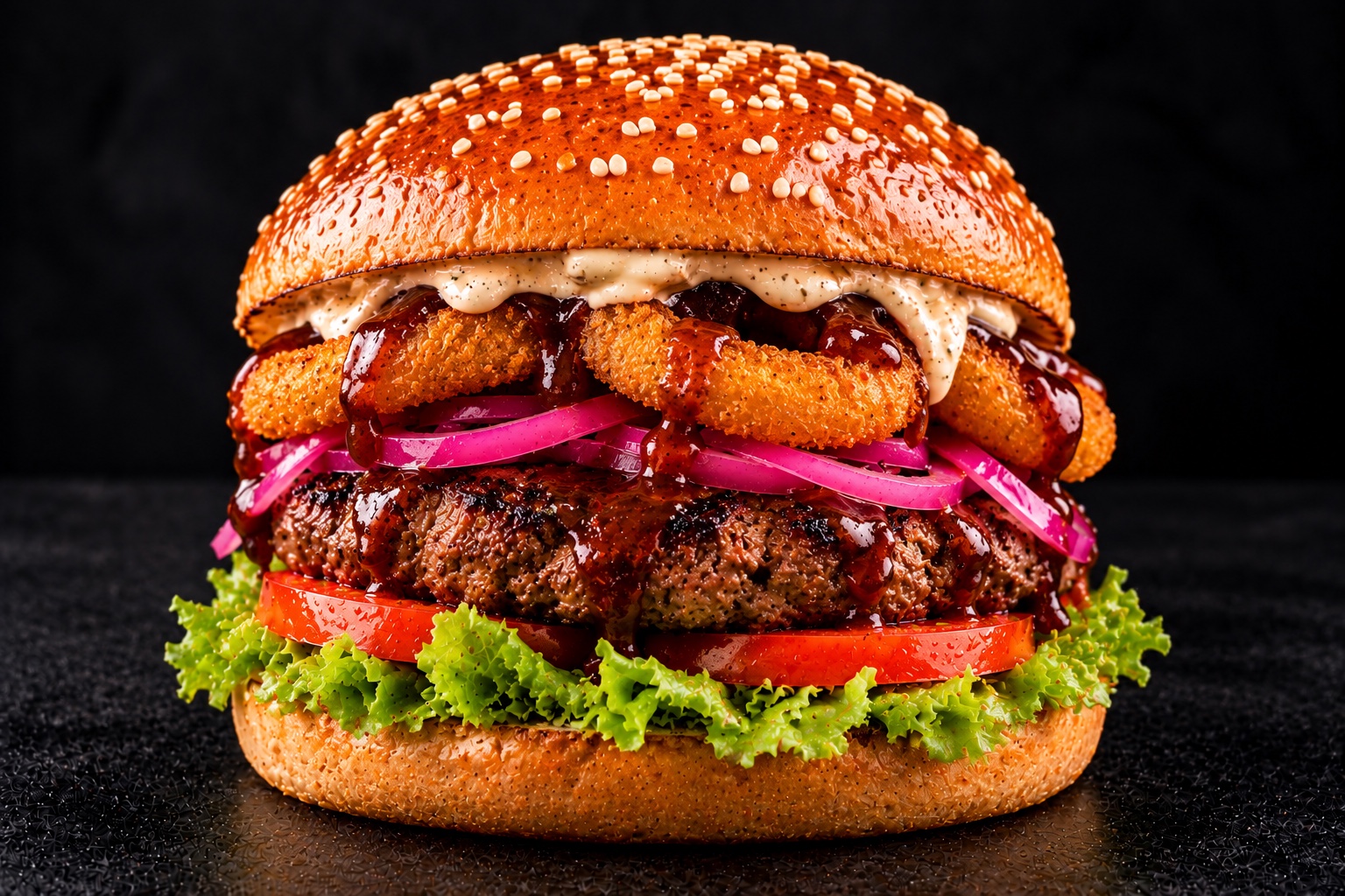 Bourbon Smoke'd BBQ Burgare